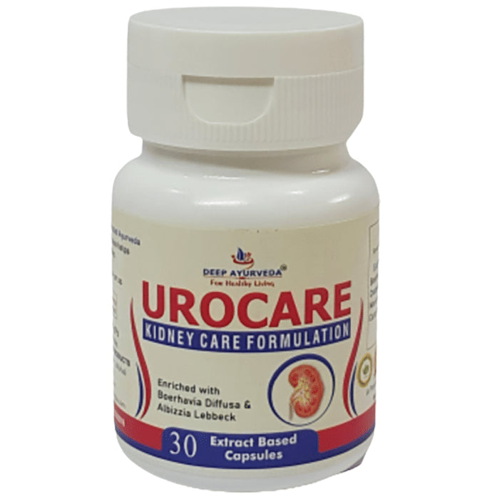 Deep Ayurveda Urocare Kidney Care Formulation Extract Based Capsule - Nibasu
