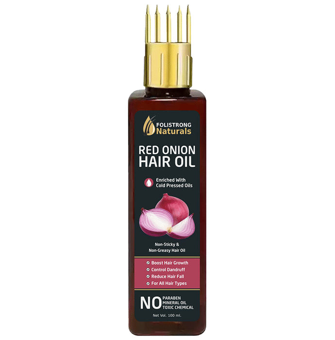 Folistrong Naturals Red Onion Hair Oil - Nibasu