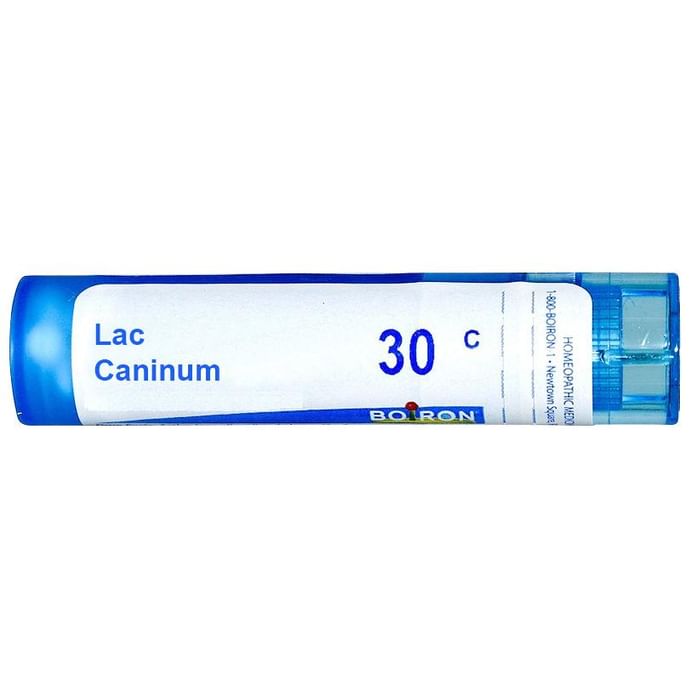 Boiron Lac Caninum Single Dose Approx 200 Microgranules 30 CH - Nibasu