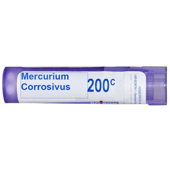 Boiron Mercurius Corrosivus Multi Dose Approx 80 Pellets 200 CH - Nibasu