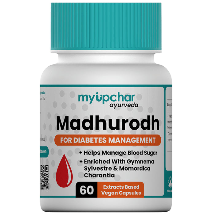 Myupchar Ayurveda Madhurodh Extracts Based Vegan Capsule - Nibasu