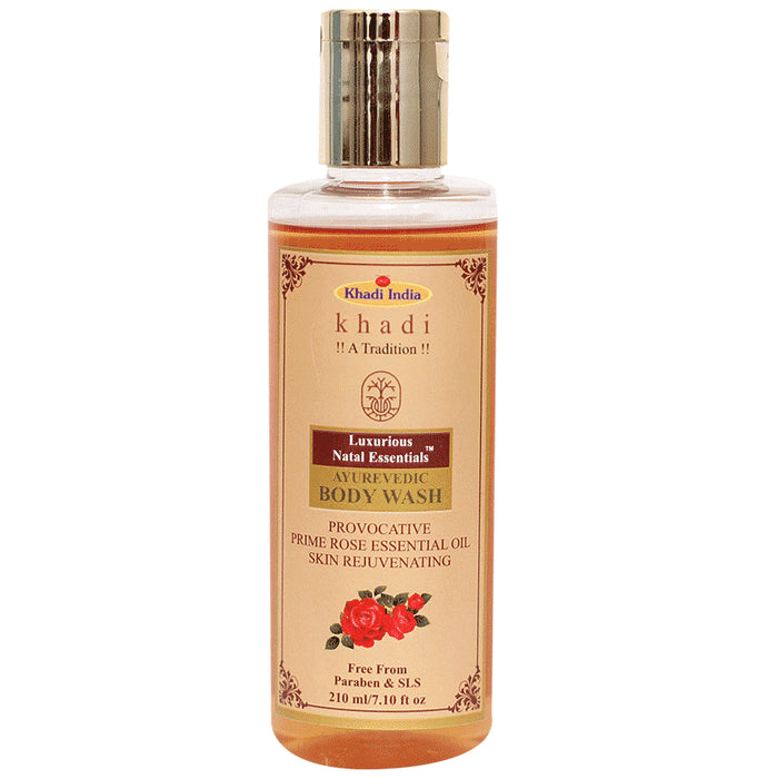 Luxurious Natal Essentials Ayurevedic Body Wash Provocative Prime Rose Essential Oil - Nibasu