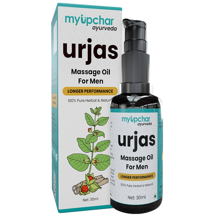Myupchar Ayurveda Urjas Massage Oil for Men - Nibasu
