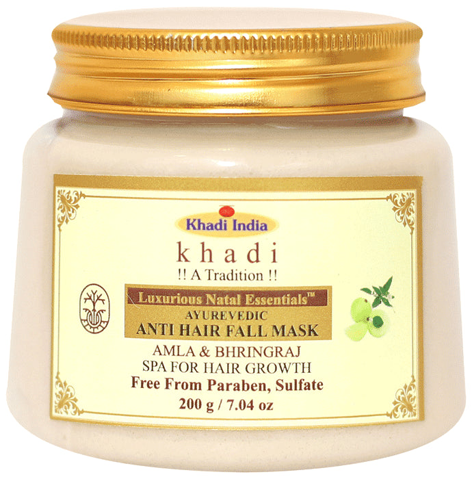 Luxurious Natal Essentials Ayurvedic Anti Hair Fall Mask Amla and Bhringraj - Nibasu