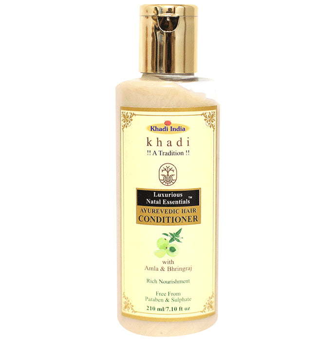 Luxurious Natal Essentials Ayurvedic Hair Conditioner Amla and Bhringraj - Nibasu