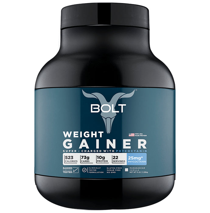 Bolt Weight Gainer Powder Madagascar Vanilla - Nibasu