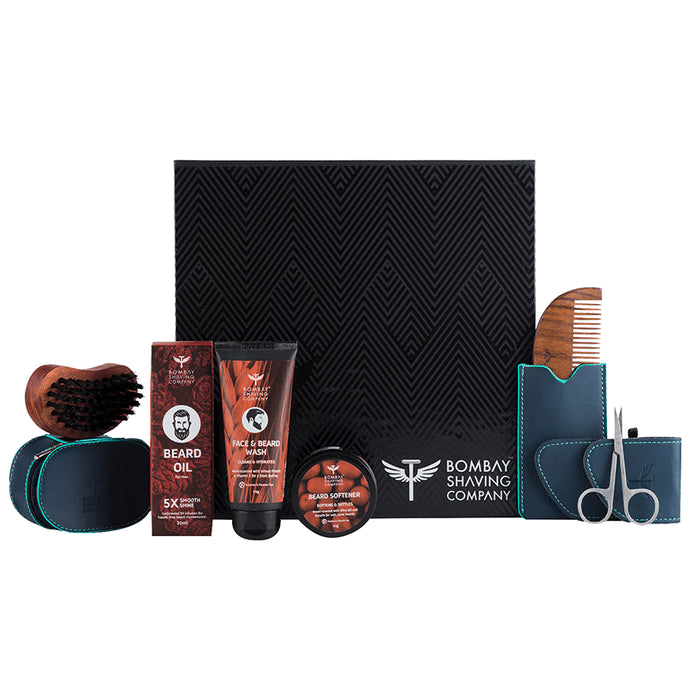 Bombay Shaving Company 6 in 1 Advance Beard Maintenance Valentine's Day Gift Kit - Nibasu