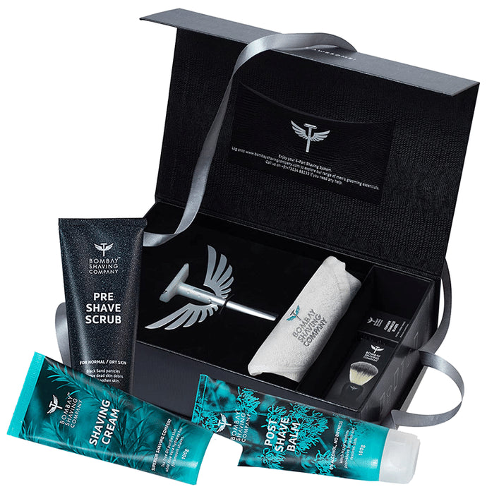 Bombay Shaving Company 6-in-1 Advanced Shaving & Grooming Valentine's Day Gift Kit - Nibasu
