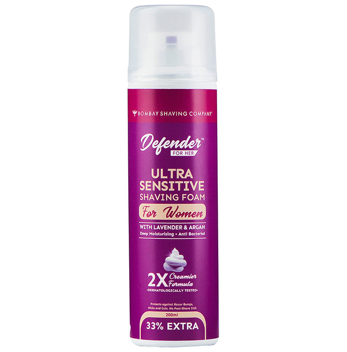Bombay Shaving Company Defender for Her Ultra Sensitive Shaving Foam for Women - Nibasu