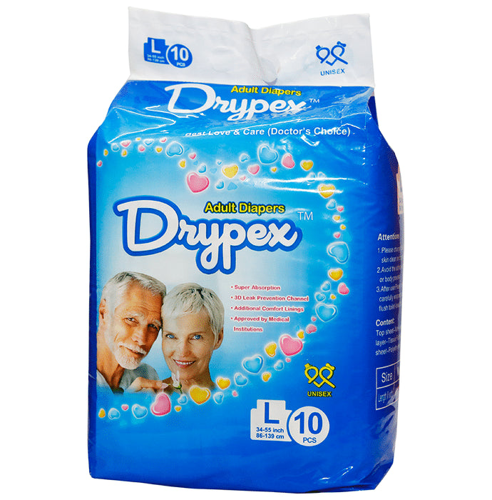 Drypex Adult Diaper Large - Nibasu