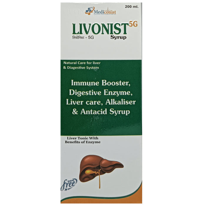 Mediconist Livonist 5G Syrup Sugar Free - Nibasu