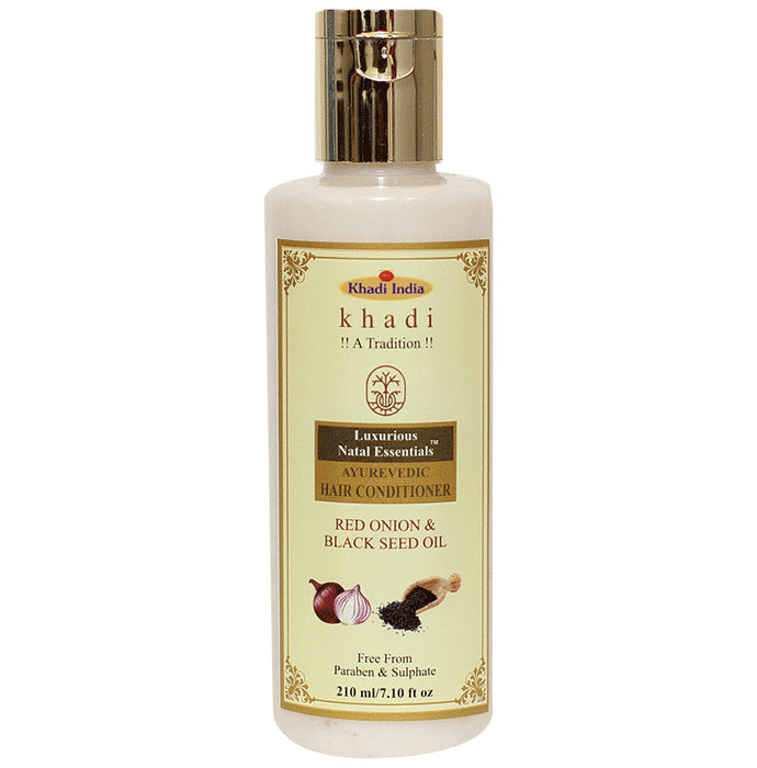 Luxurious Natal Essentials Ayurvedic Hair Conditioner Red Onion & Black Seed Oil - Nibasu