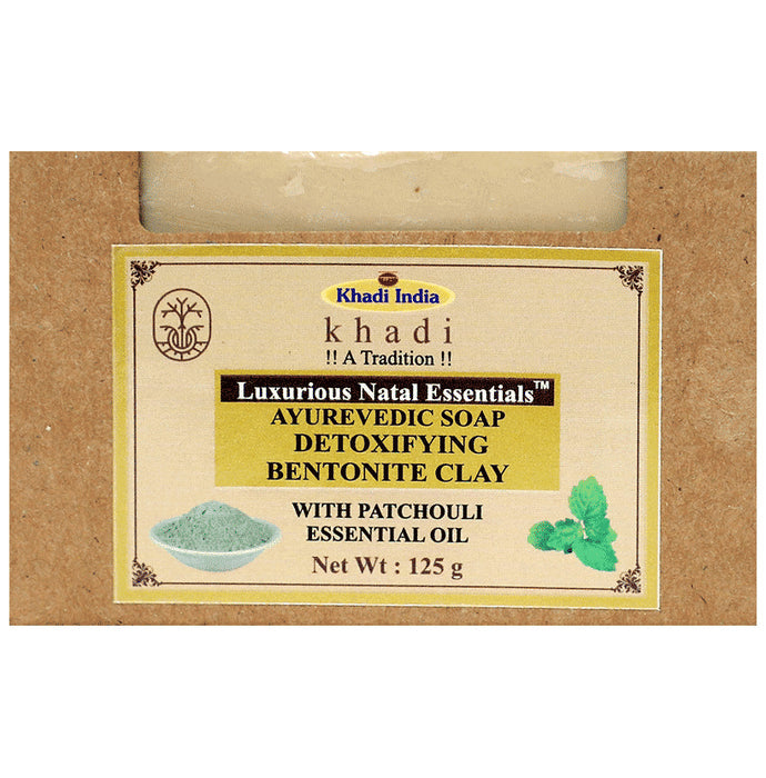 Luxurious Natal Essentials Detoxyfying Bentonite Clay Ayurvedic Soap - Nibasu