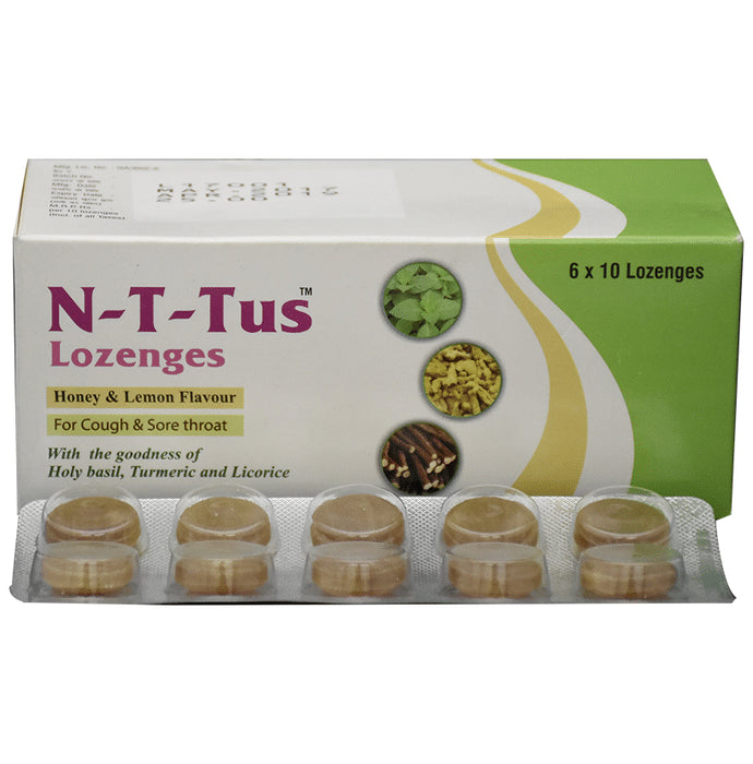 N-T-Tus Lozenges Honey lemon - Nibasu