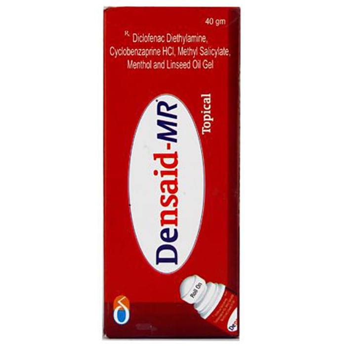 Densaid-MR Topical Roll-On Solution with Diclofenac Diethylamine & Menthol - Nibasu