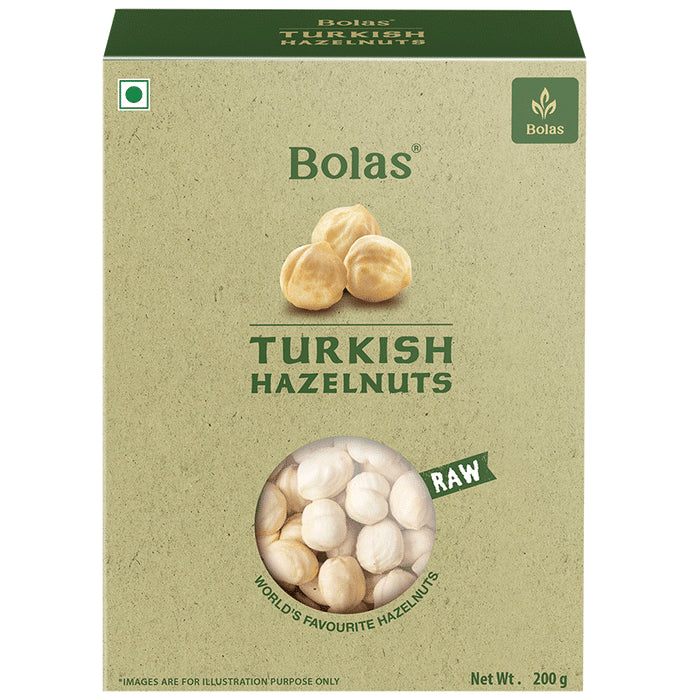 Bolas Raw Turkey Hazelnuts - Nibasu