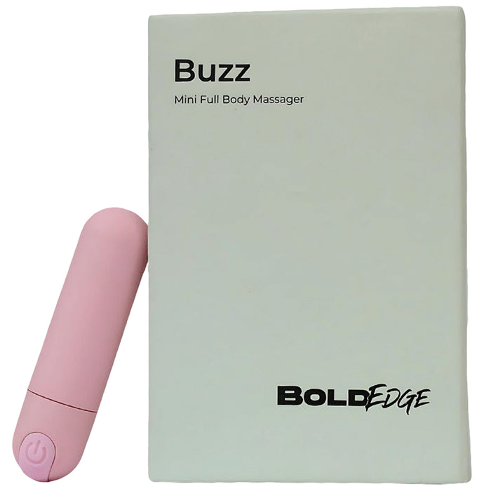 Bold Edge Buzz Mini Full Body Massager Pink - Nibasu