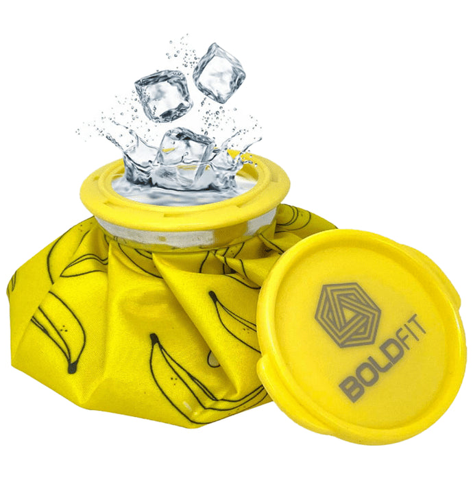 Boldfit Ice Bags For Pain Relief 6inch Yellow Banana - Nibasu