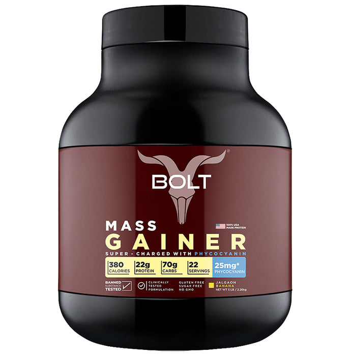 Bolt Mass Gainer Banana - Nibasu