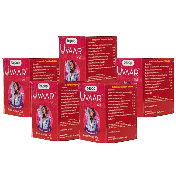 Uvaar Breast Massage Gel (100gm Each) - Nibasu