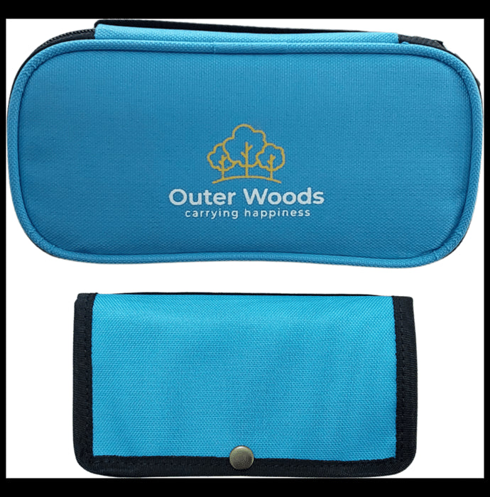 Outer Woods OW 12 Insulated Insulin Cooler Bag Sky Blue - Nibasu