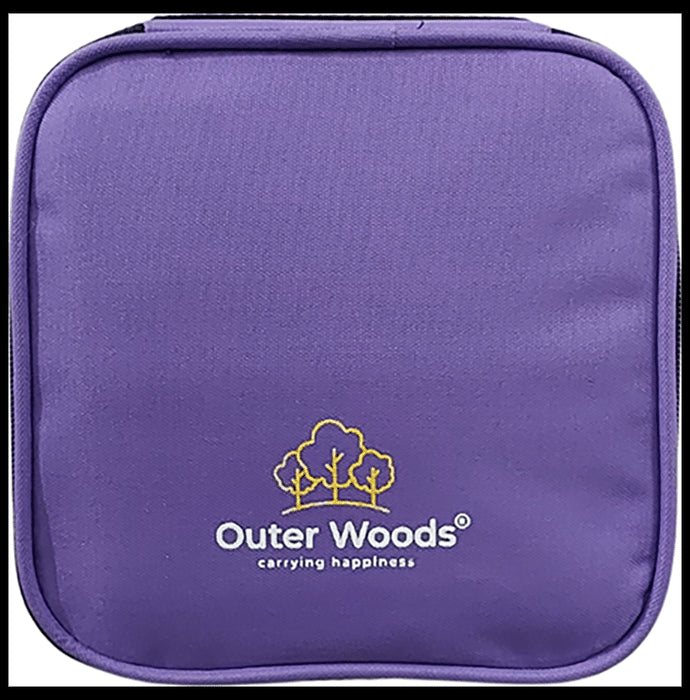 Outer Woods OW 15 Insulated Insulin Cooler Bag Purple - Nibasu