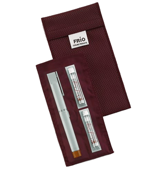 Frio Insulin Cooler & Allergy Medication Duo Wallet Burgundy - Nibasu