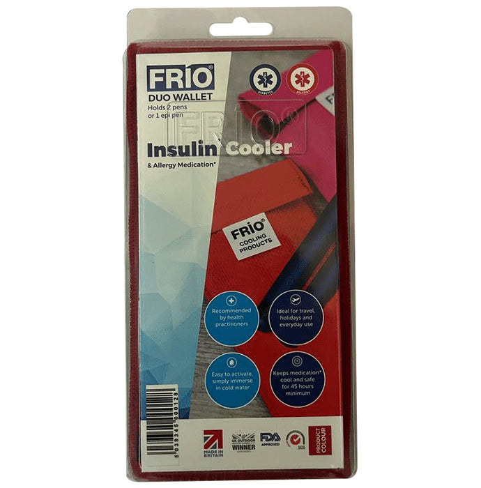 Frio Insulin Cooler & Allergy Medication Duo Wallet Red - Nibasu