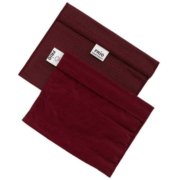 Frio Insulin Cooler & Allergy Medication Extra Large Wallet Burgundy - Nibasu