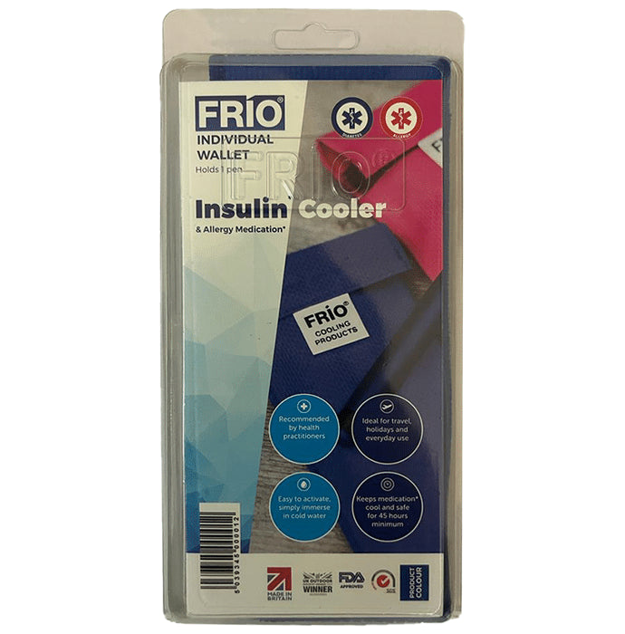 Frio Insulin Cooler & Allergy Medication Individual Wallet Blue - Nibasu