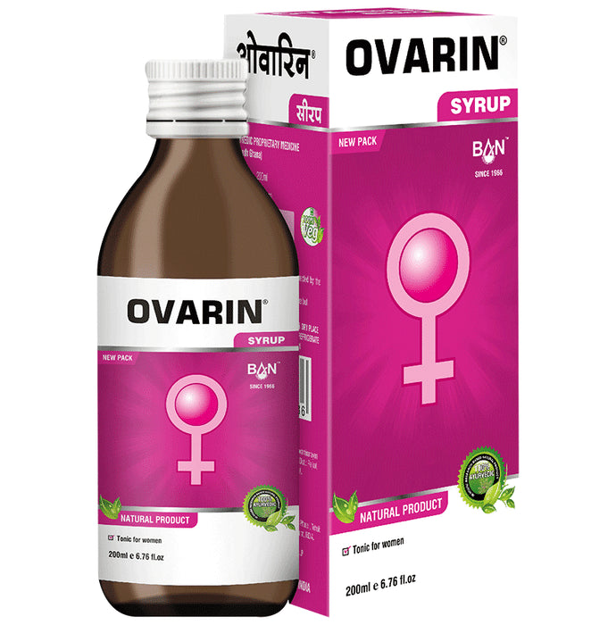 Ovarin Syrup | Promotes Feminine Health, Helps to Restore Hormonal Balance| Syrup - Nibasu