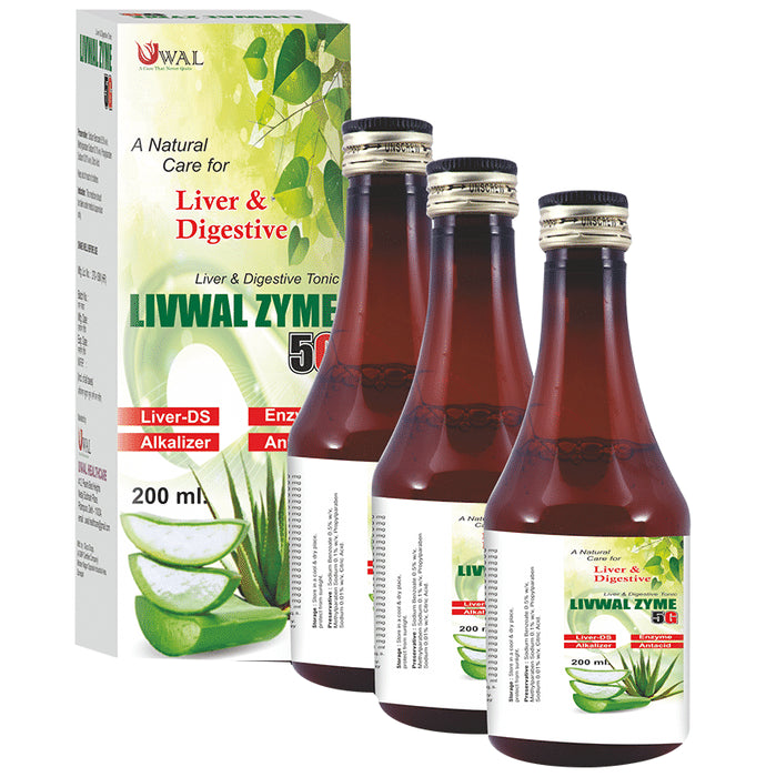 UWAL Livwal Zyme 5G Tonic (200ml Each) - Nibasu