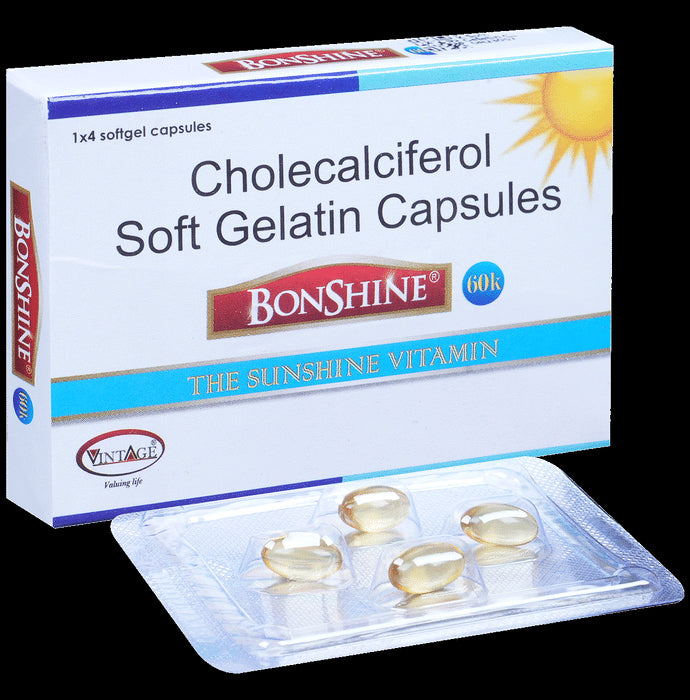 Bonshine 60 K Soft Gelatin Capsule - Nibasu