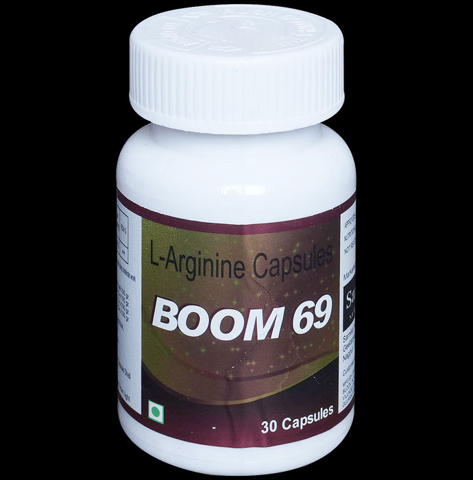Boom 69 Capsule with L-Arginine for Muscle Recovery - Nibasu