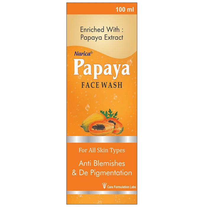 Narica Papaya Face Wash (100ml Each) - Nibasu