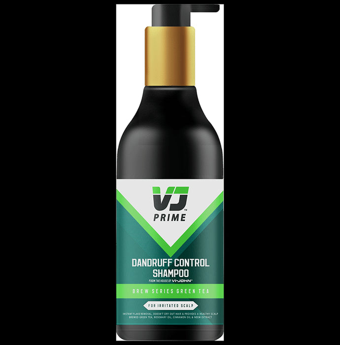 V J Prime Dandruff Control Shampoo Brew Series Green Tea - Nibasu