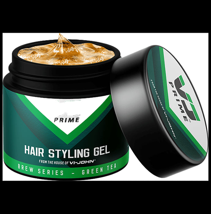 V J Prime Hair Styling Gel Brew Series Green Tea - Nibasu