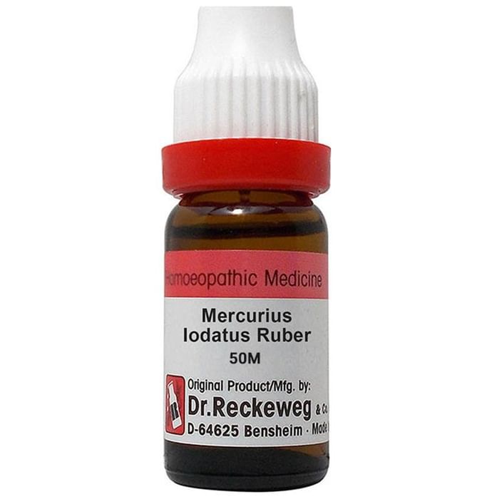 Dr. Reckeweg Mercurius Iodatus Ruber Dilution 50M CH - Nibasu