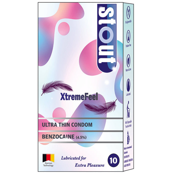 Stout Xtremefeel Ultra Thin Condom (10 Each) - Nibasu