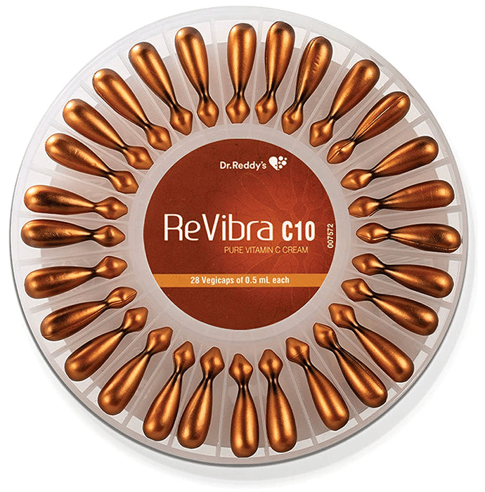 Revibra C10 Pure & Bioactive Vitamin C Cream | Fragrance, Colour & Chemical Free | Derma Care | For Glowing & Youthful Skin - Nibasu
