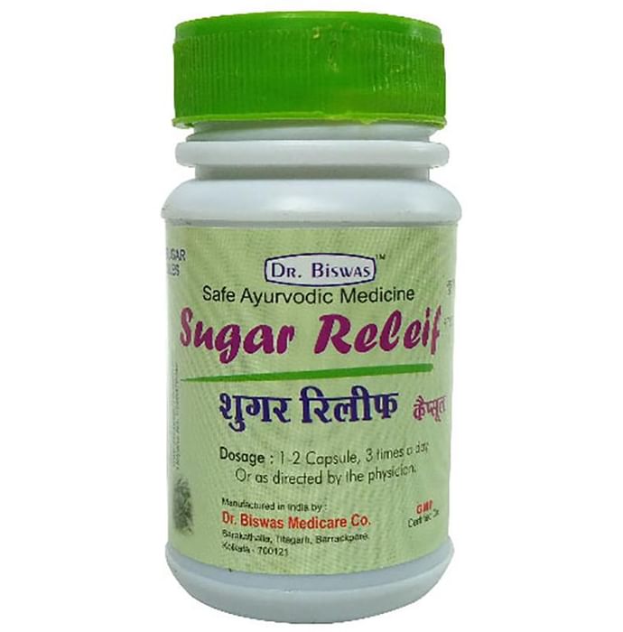 Dr. Biswas Sugar Relief Capsule - Nibasu