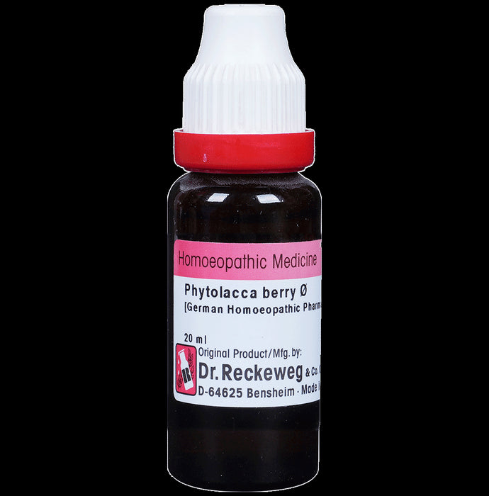 Dr. Reckeweg Phytolacca Berry Mother Tincture Q - Nibasu