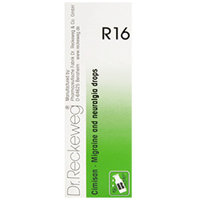 Dr. Reckeweg R16 Migraine and Neuralgia Drop | For Pain Relief - Nibasu