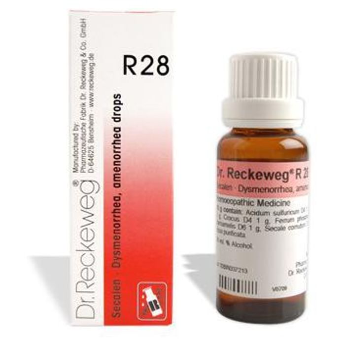 Dr. Reckeweg R28 Dysmenorrhea And Amenorrhea Drop - Nibasu
