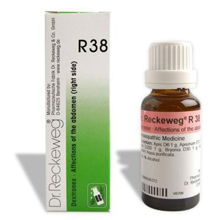 Dr. Reckeweg R38 Affections OF The Abdomen Right Side Drop - Nibasu