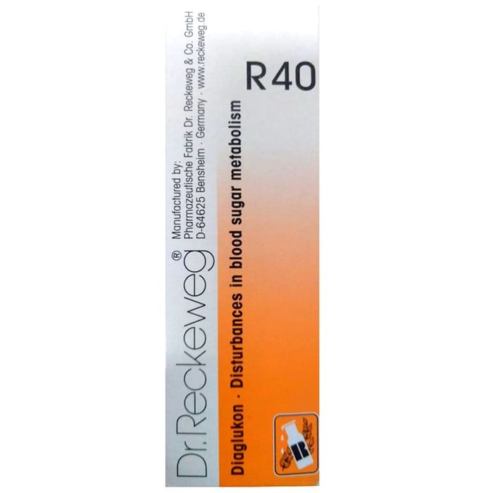 Dr. Reckeweg R40 Diabetes Drop Homeopathic Medicine - Nibasu
