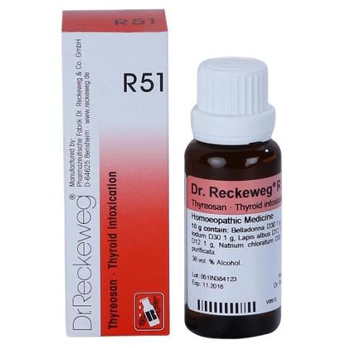 Dr. Reckeweg R51 Thyroid Intoxication Drop - Nibasu