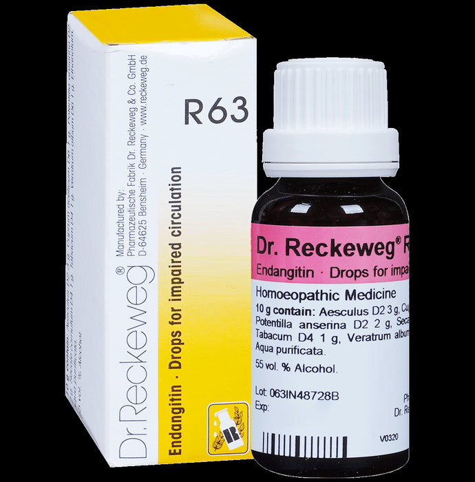 Dr. Reckeweg R63 Impaired Circulation Drop - Nibasu