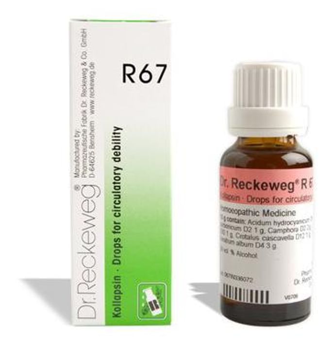 Dr. Reckeweg R67 Circulatory Debility Drop - Nibasu