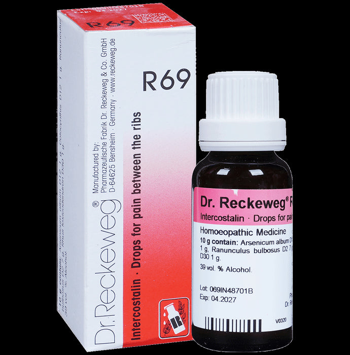 Dr. Reckeweg R69 for Pain Between The Ribs Drop - Nibasu
